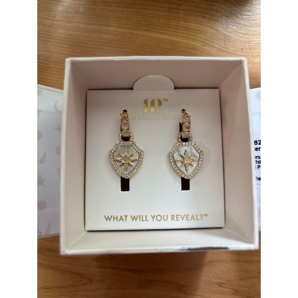 Gold hoops with Removable Charms